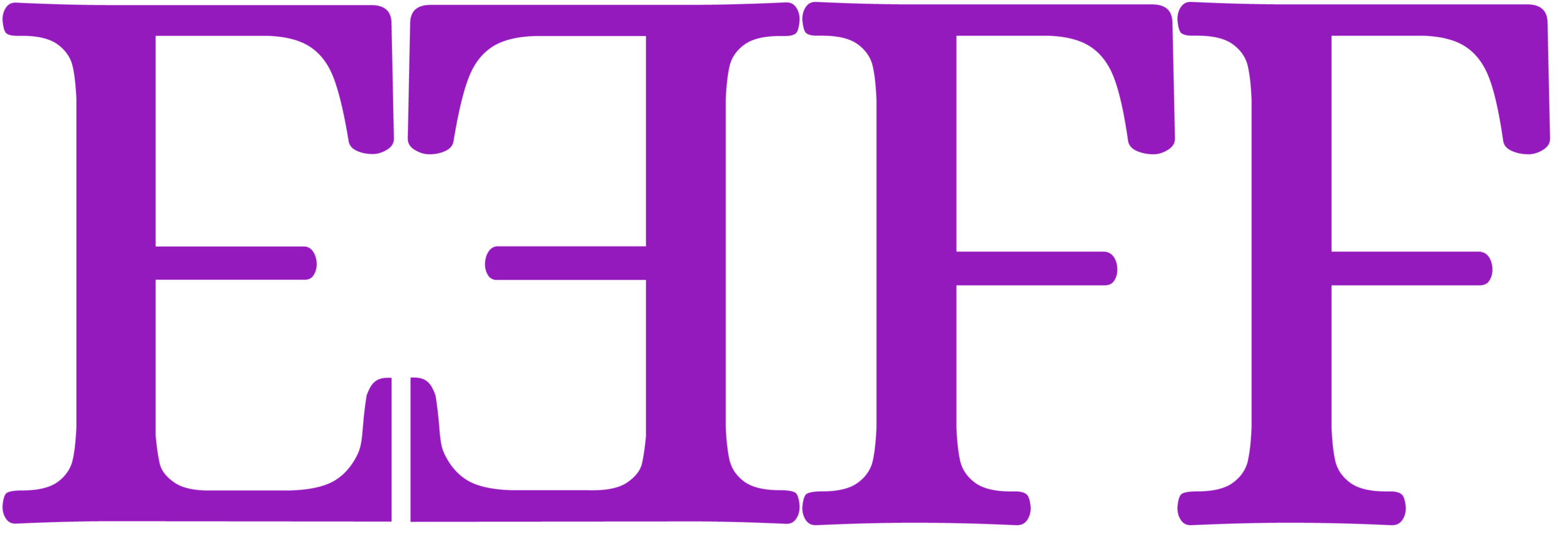 EFF Logo Inverted